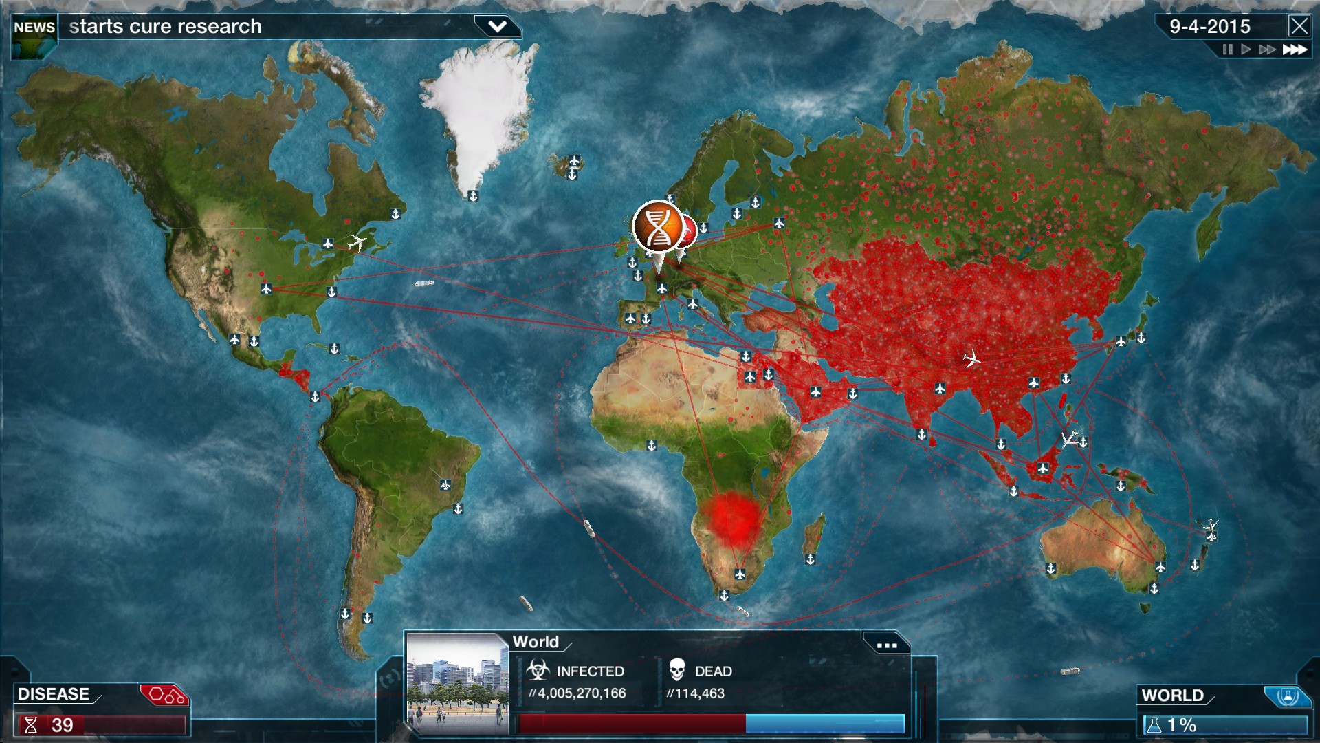 Скриншот: Plague Inc: Evolved