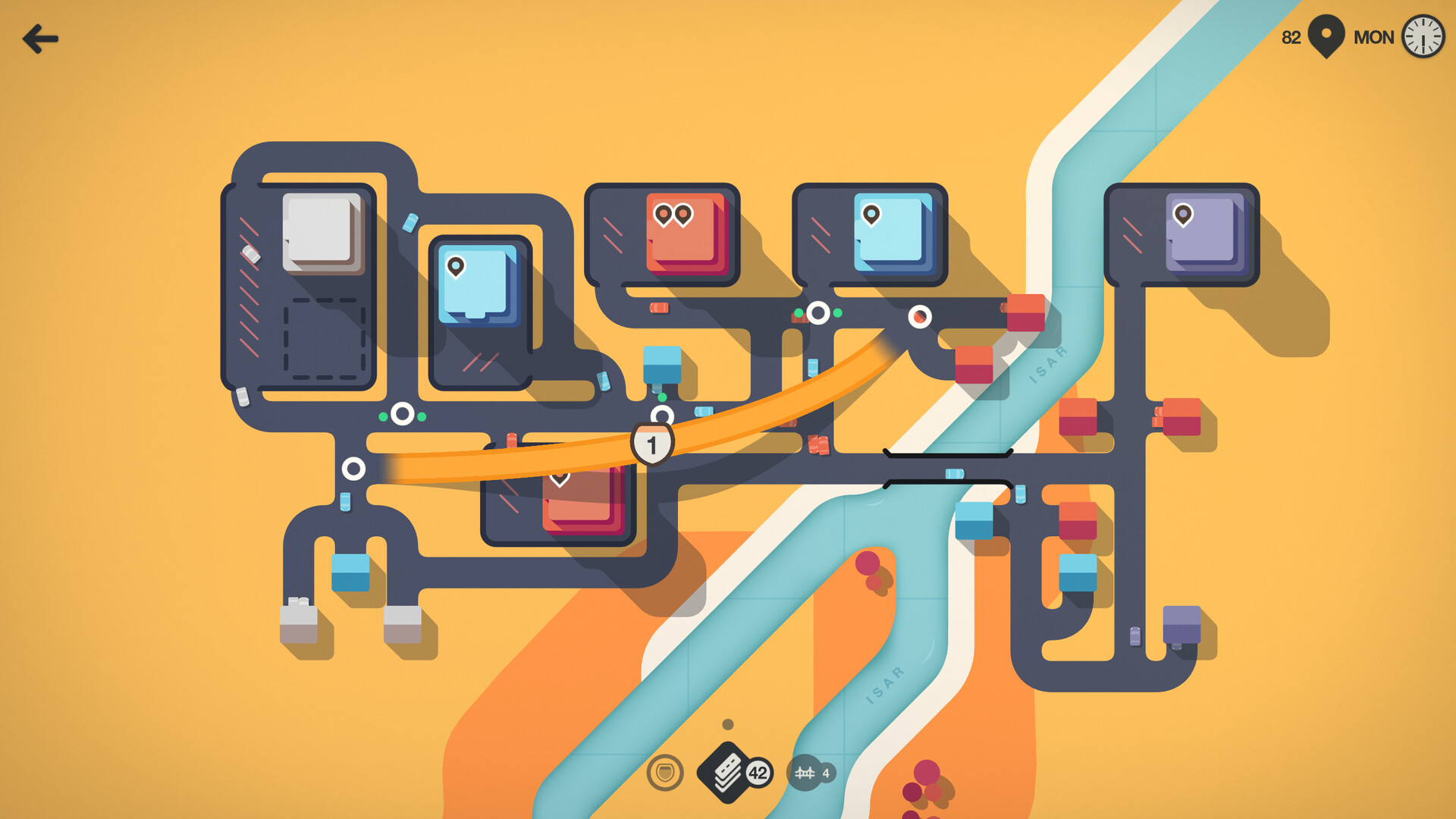 Скриншот: Mini Motorways