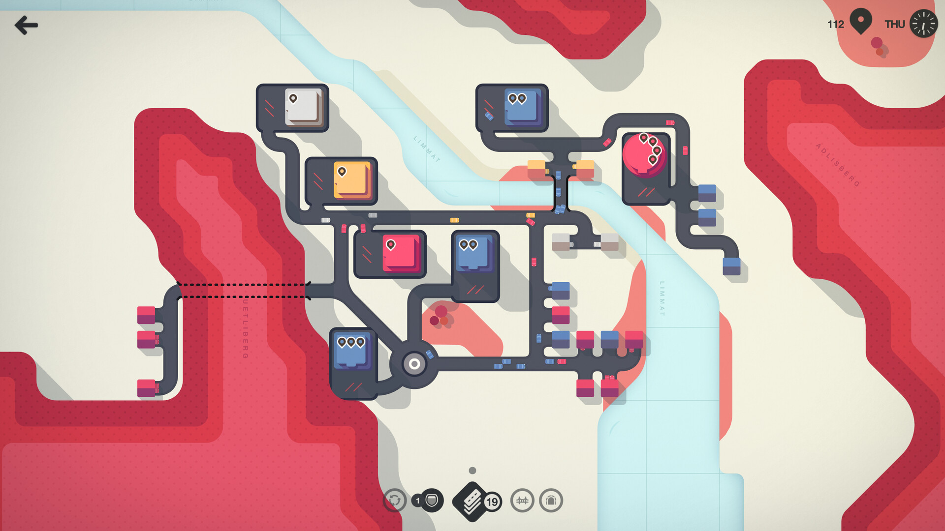 Скриншот: Mini Motorways