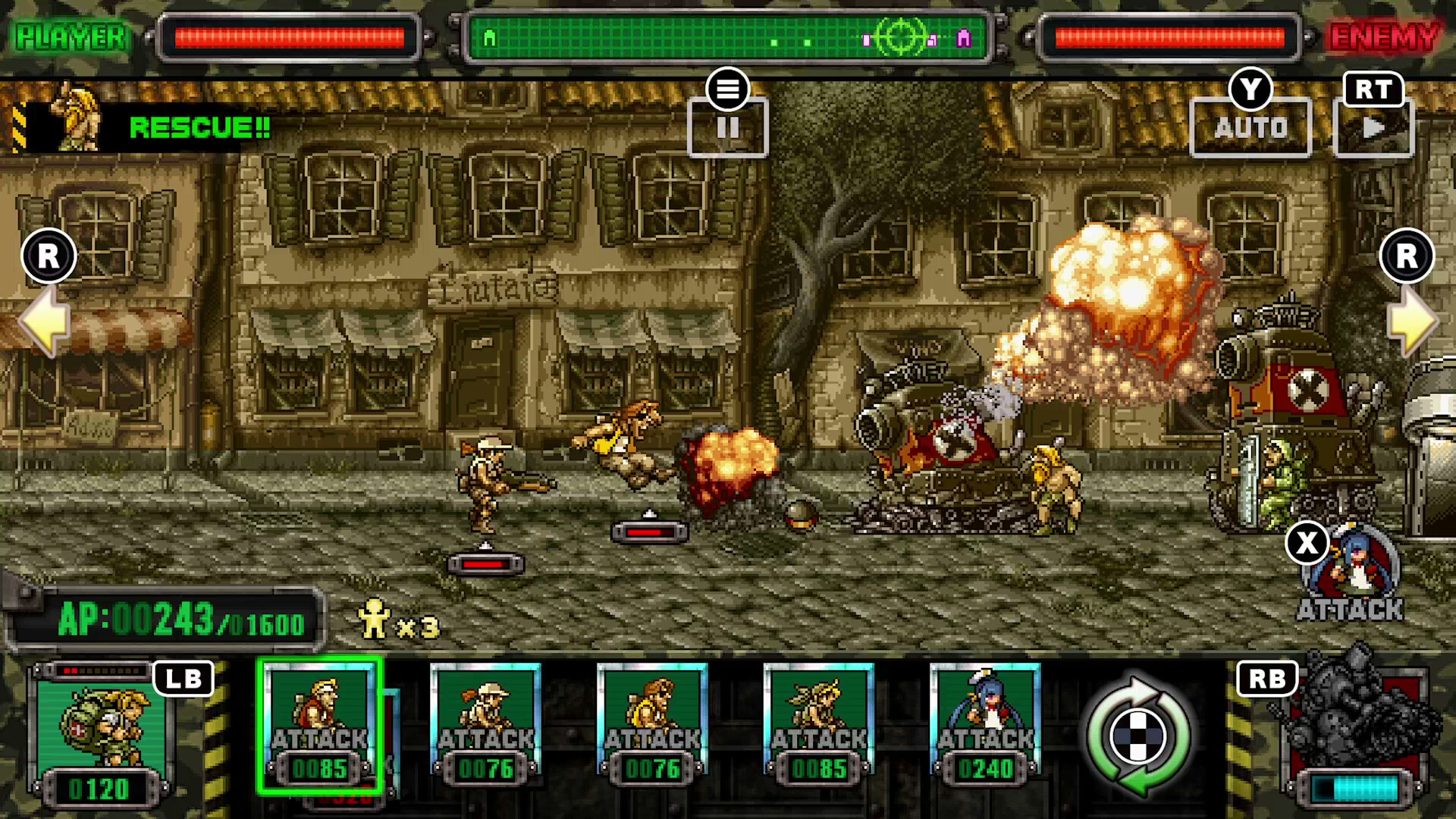Скриншот: METAL SLUG ATTACK RELOADED