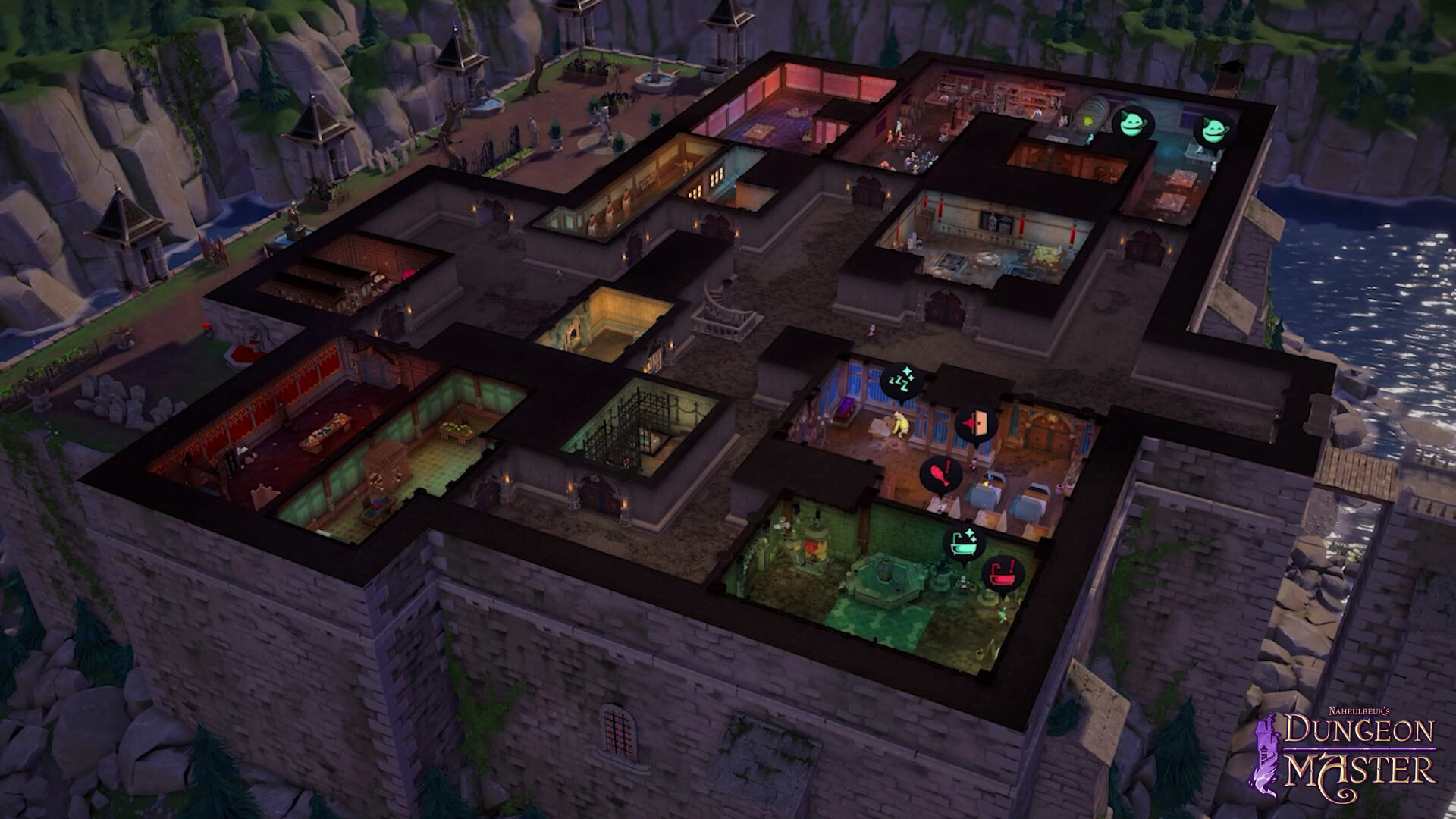 Скриншот: Naheulbeuk's Dungeon Master