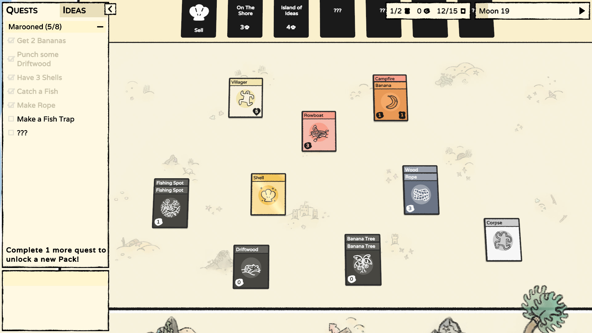 Скриншот: Stacklands