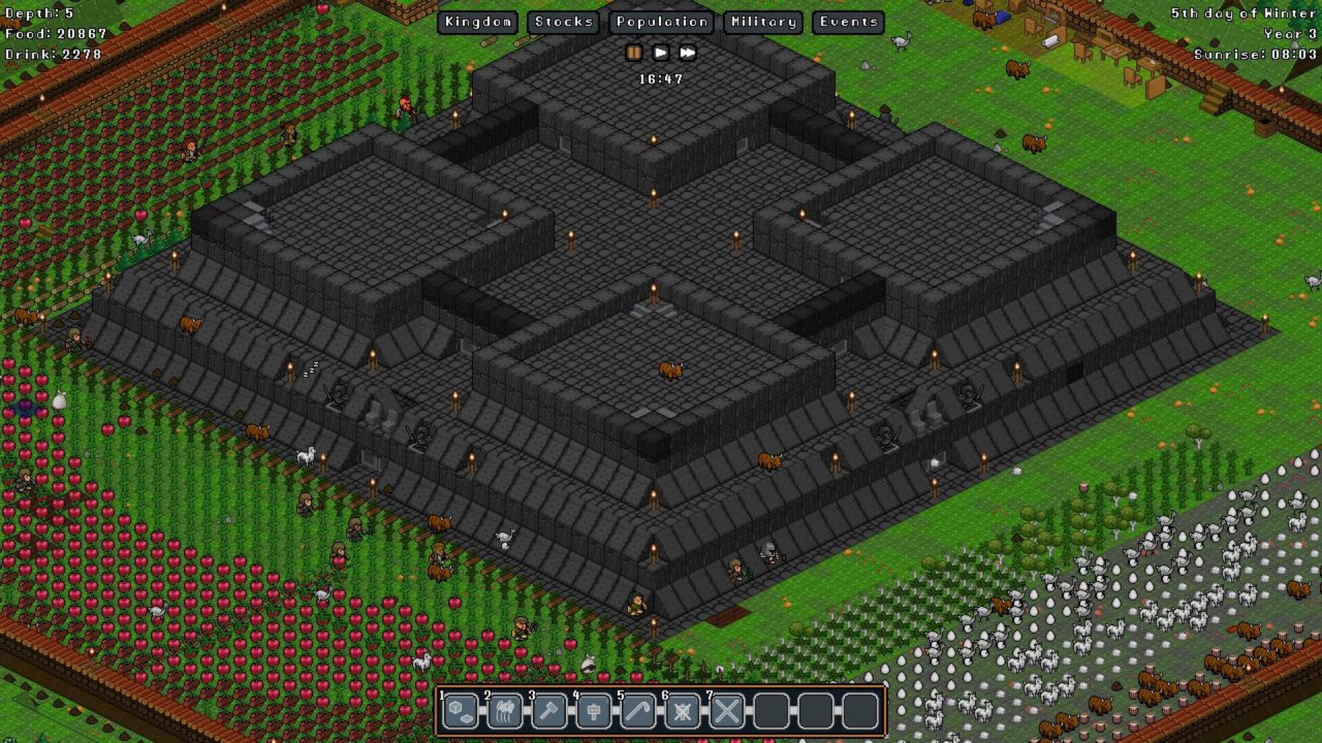 Скриншот: Gnomoria