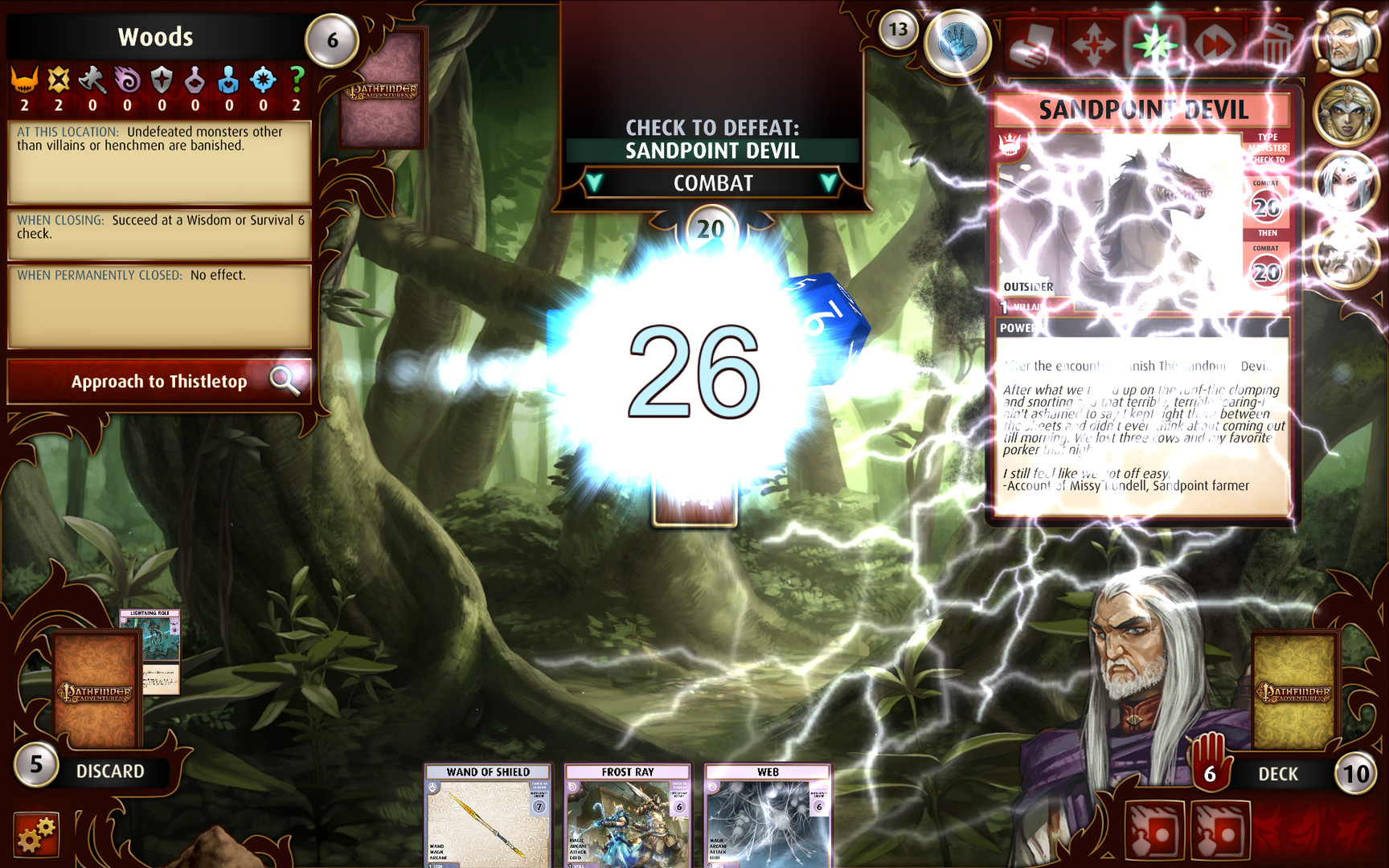 Скриншот: Pathfinder Adventures