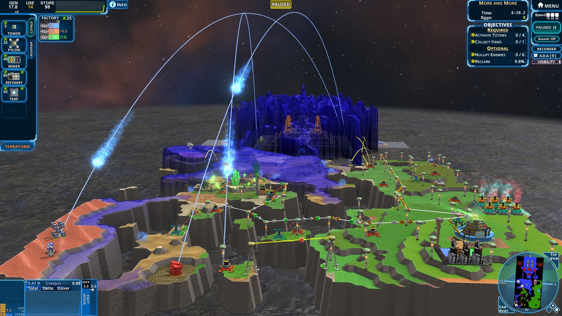 Скриншот: Creeper World 4