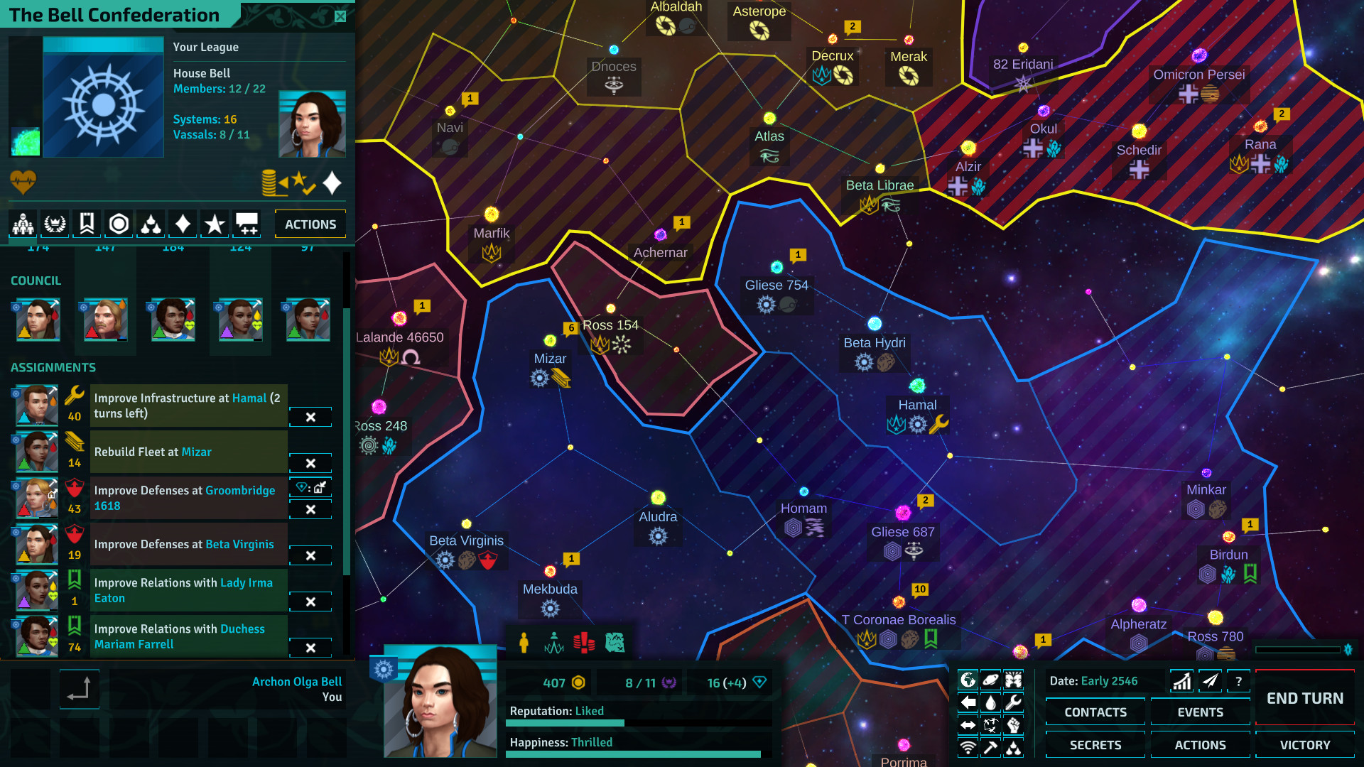 Скриншот: Star Dynasties