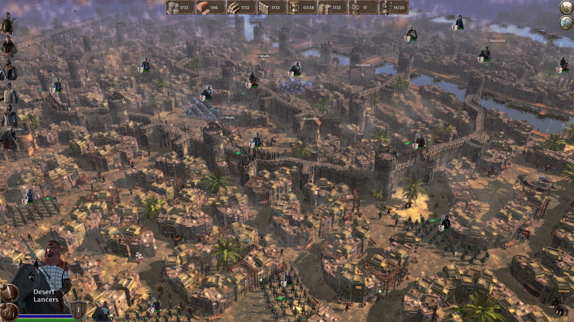 Скриншот:  Knights of the Crusades