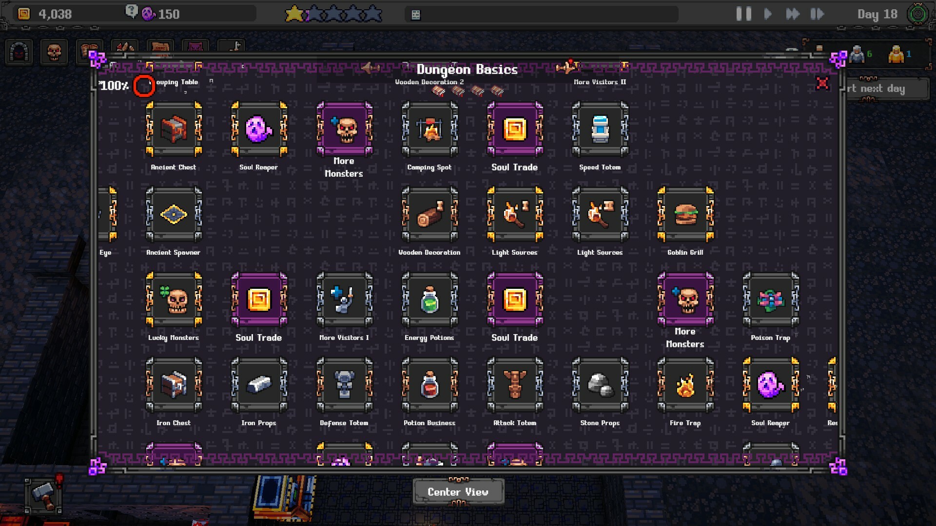 Скриншот: Dungeon Tycoon