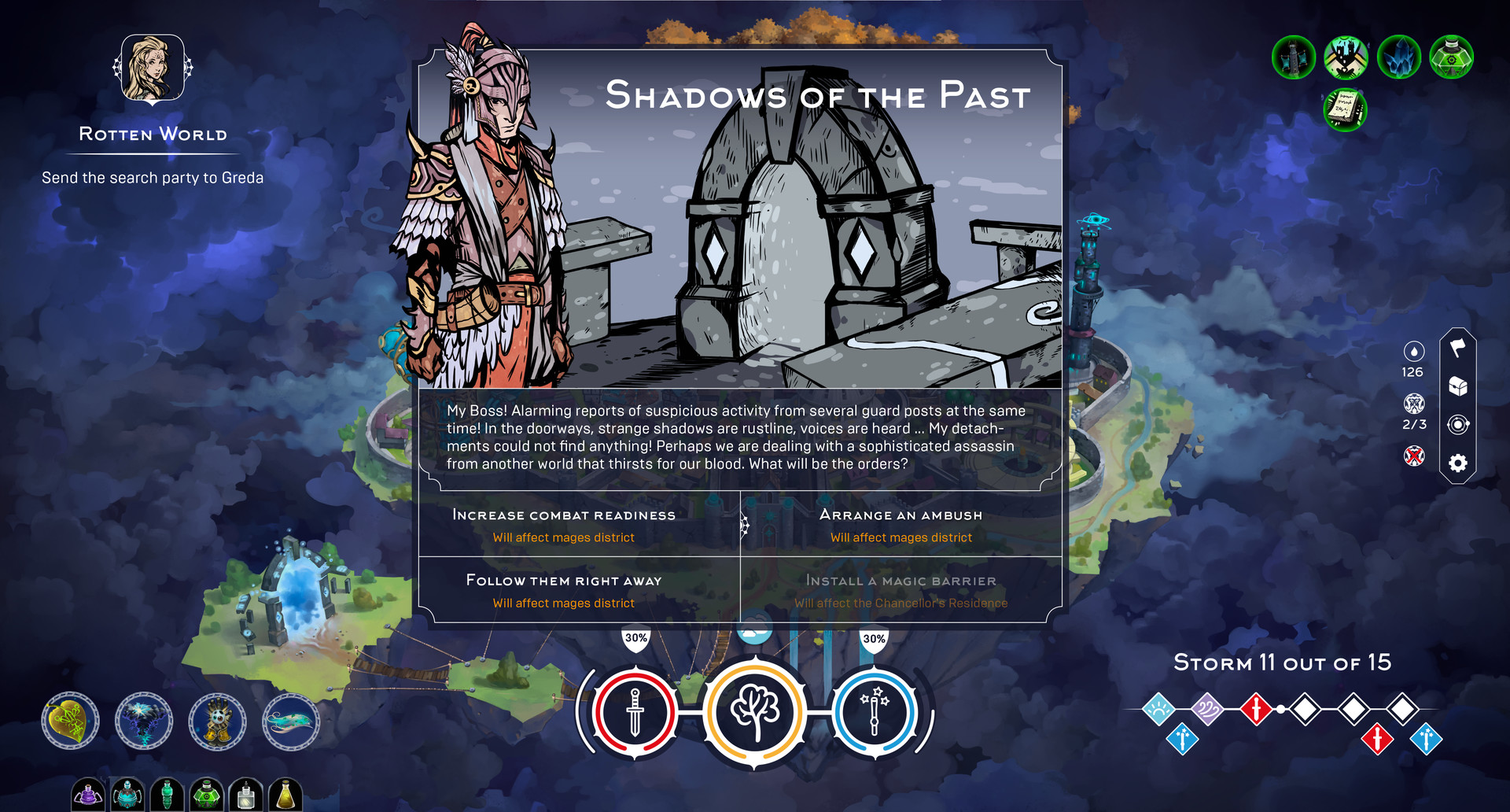 Скриншот: Mittelborg: City of Mages