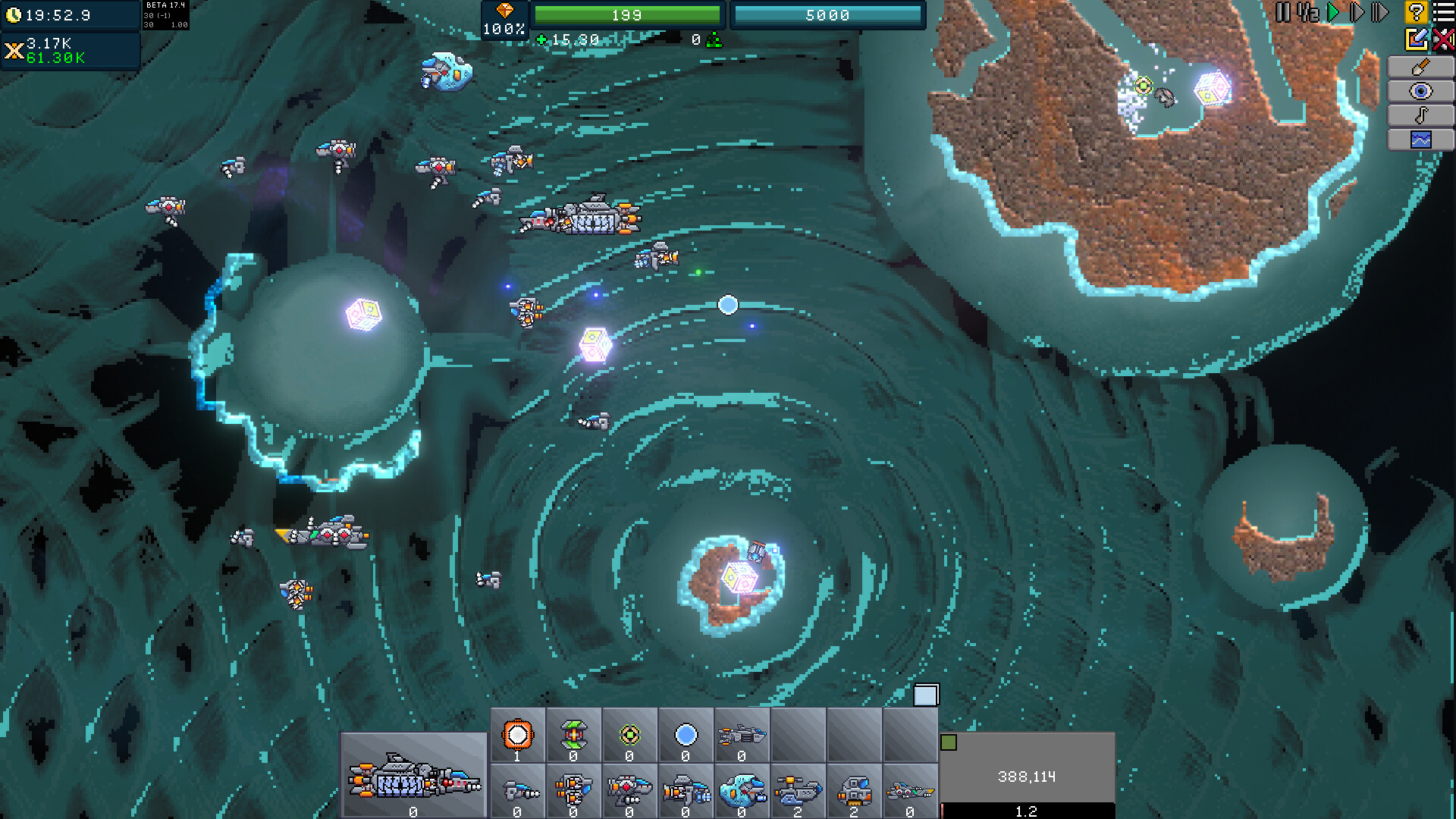 Скриншот: Creeper World IXE