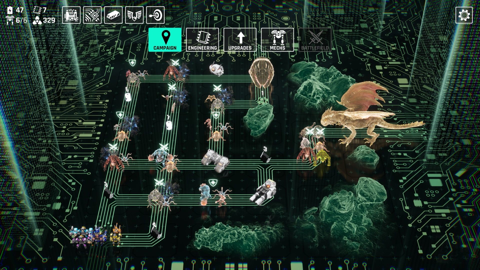 Скриншот: Mech Armada