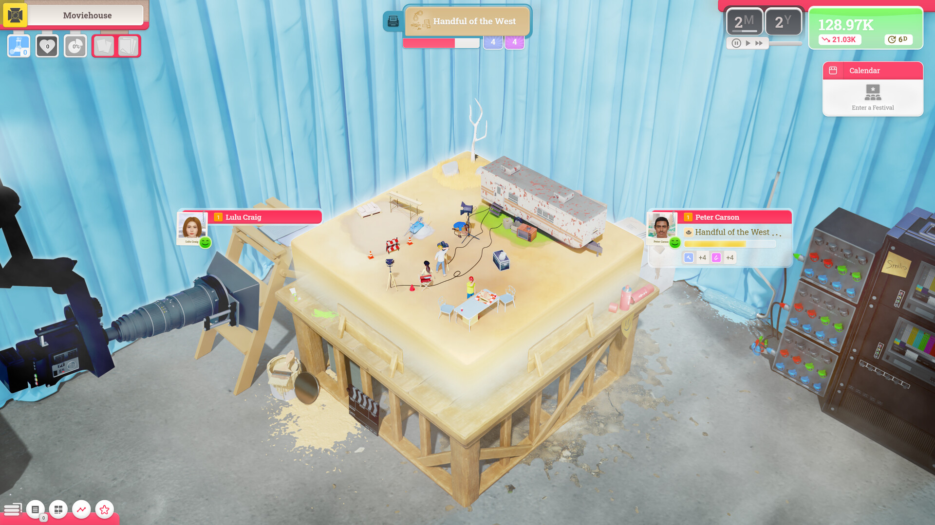 Скриншот: Moviehouse – The Film Studio Tycoon