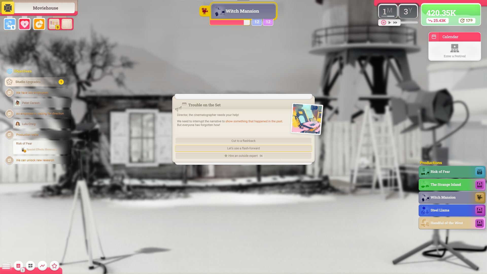 Скриншот: Moviehouse – The Film Studio Tycoon