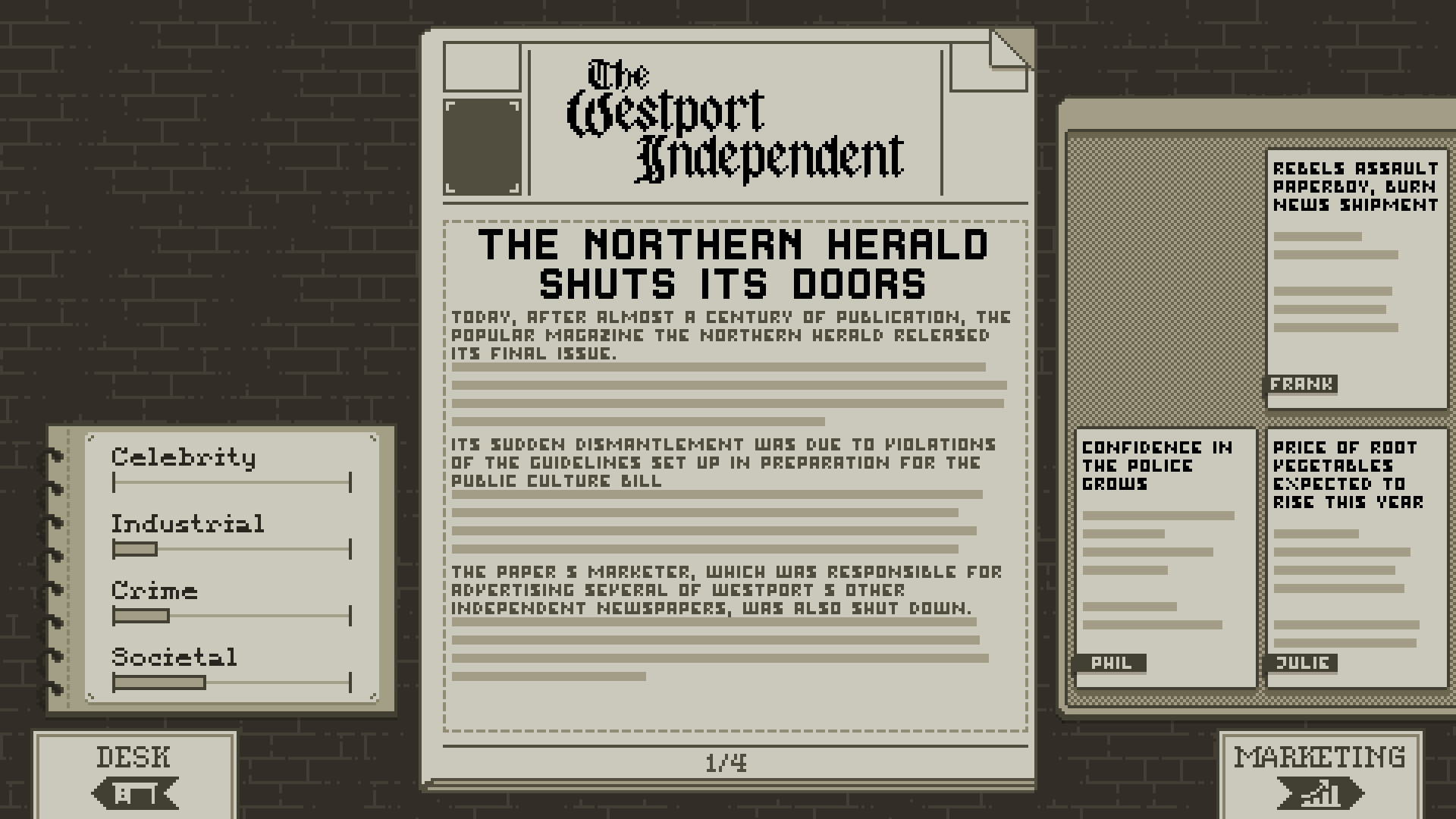 Скриншот: The Westport Independent