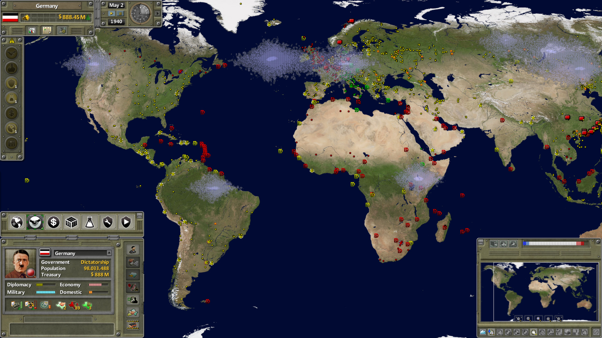 Скриншот: Supreme Ruler 1936