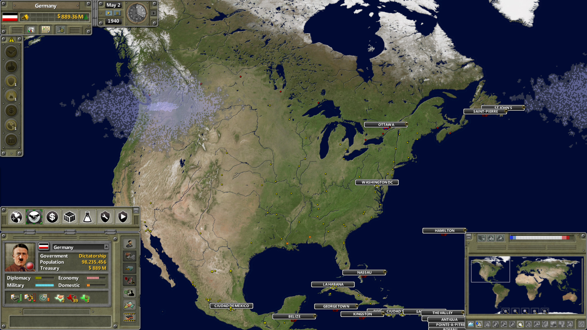 Скриншот: Supreme Ruler 1936