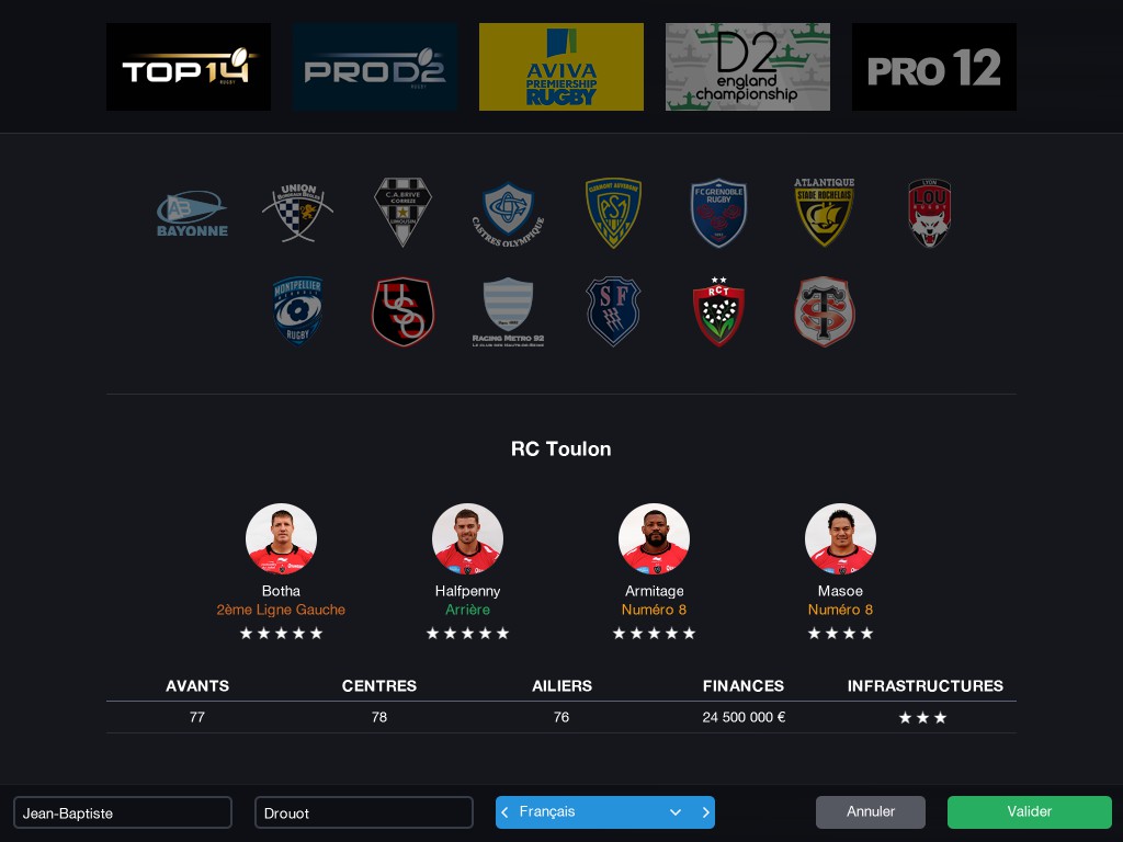 Скриншот 15: Pro Rugby Manager 2015