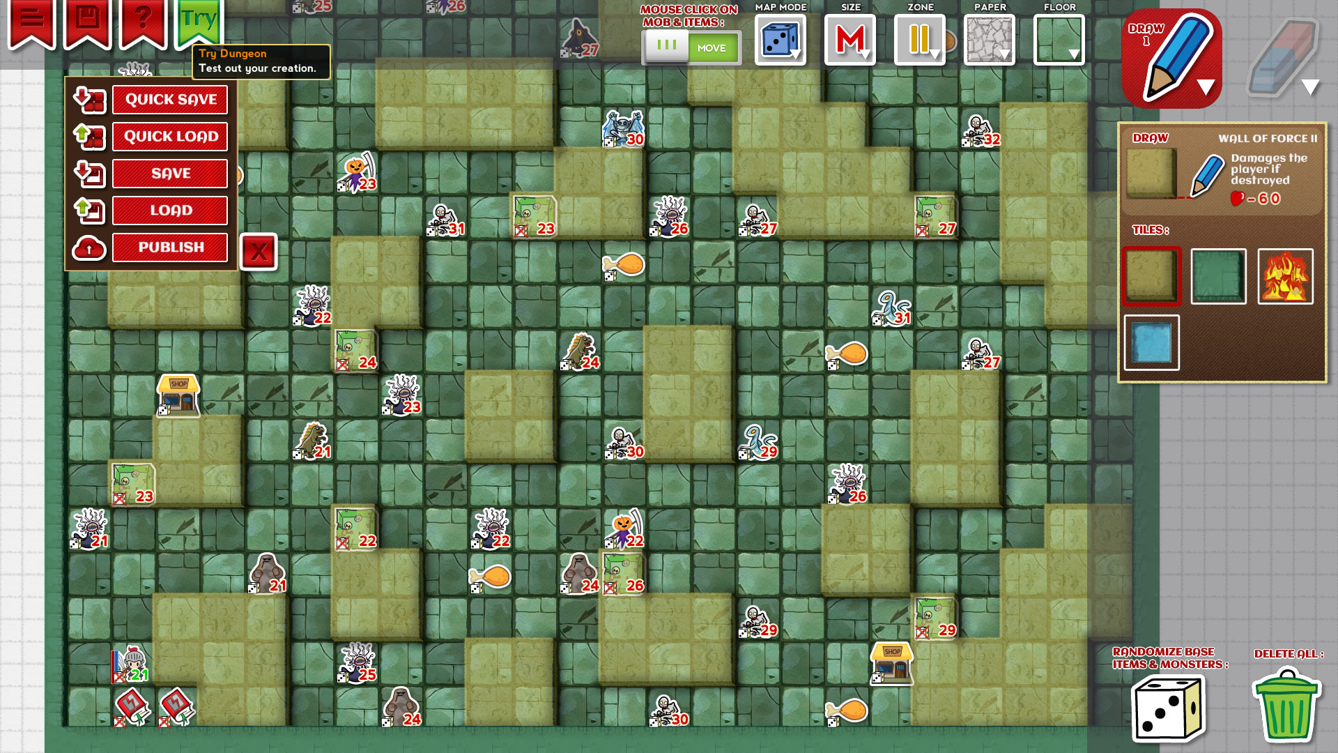 Скриншот 28: Paper Dungeons