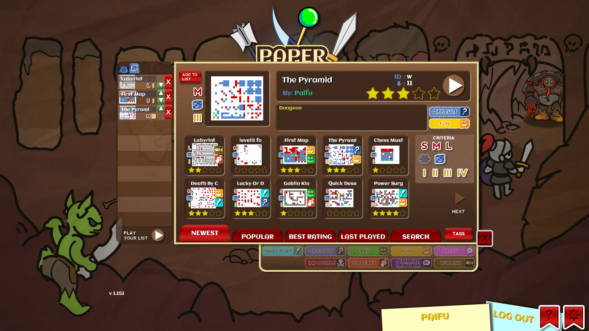 Скриншот 29: Paper Dungeons