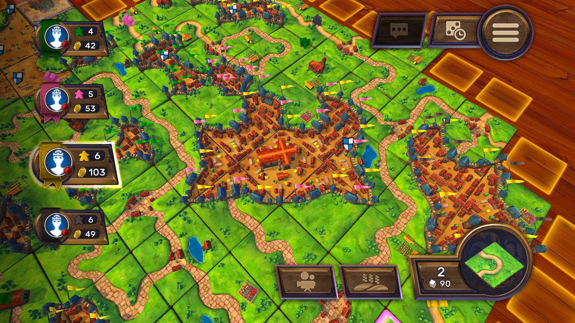 Скриншот: Carcassonne - Tiles & Tactics