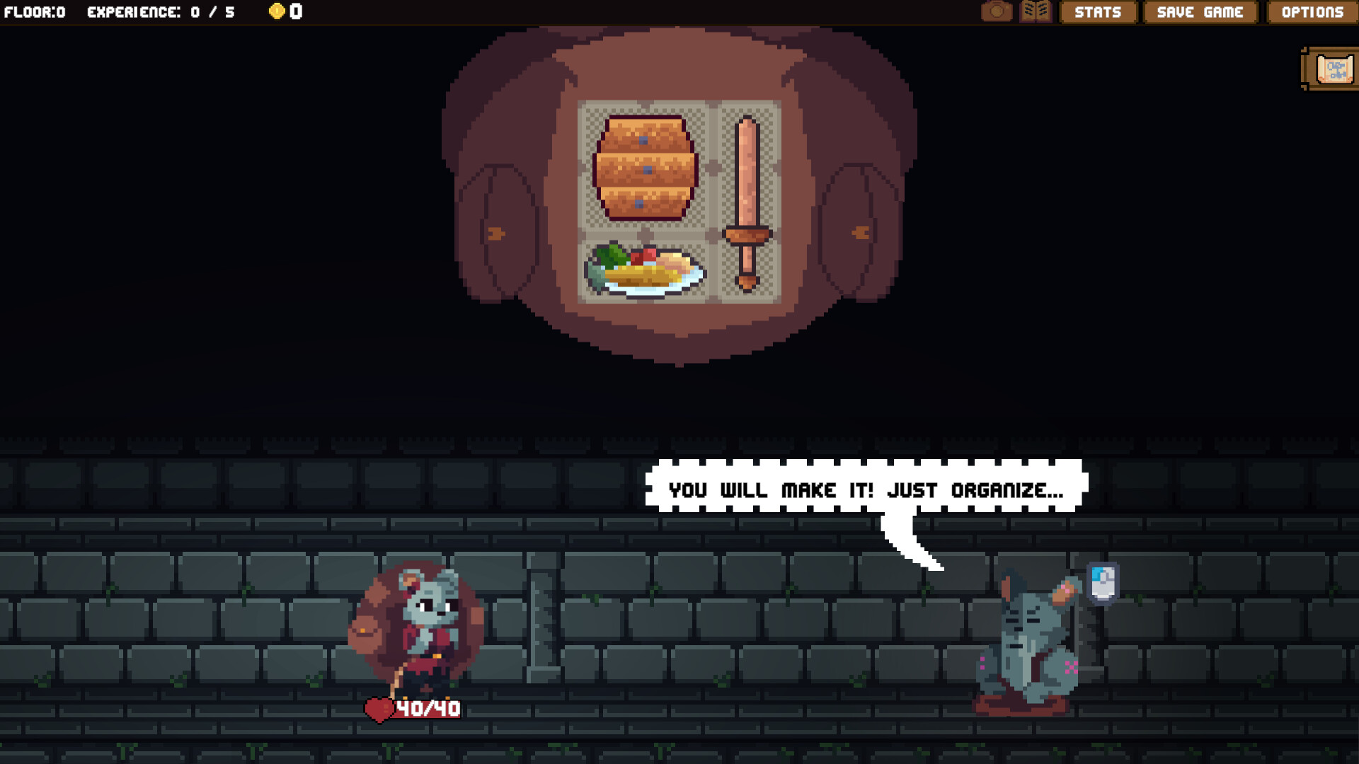 Скриншот: Backpack Hero