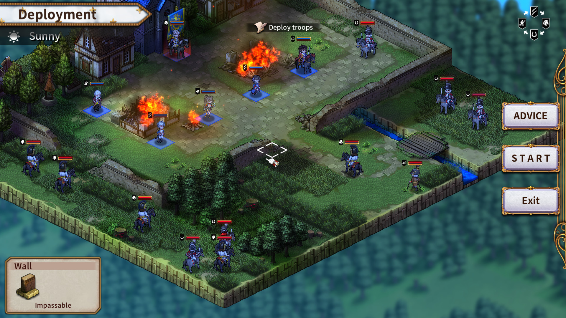 Скриншот: Banner of the Maid