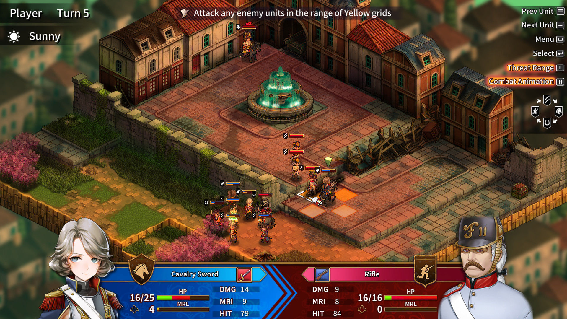 Скриншот: Banner of the Maid