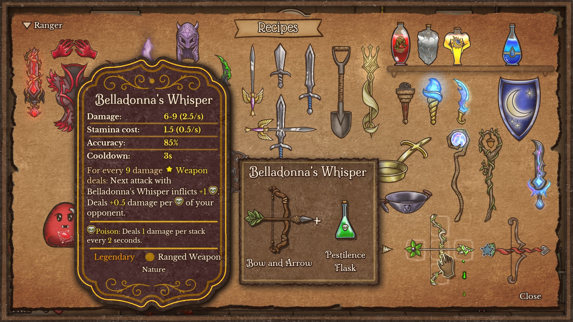 Скриншот: Backpack Battles