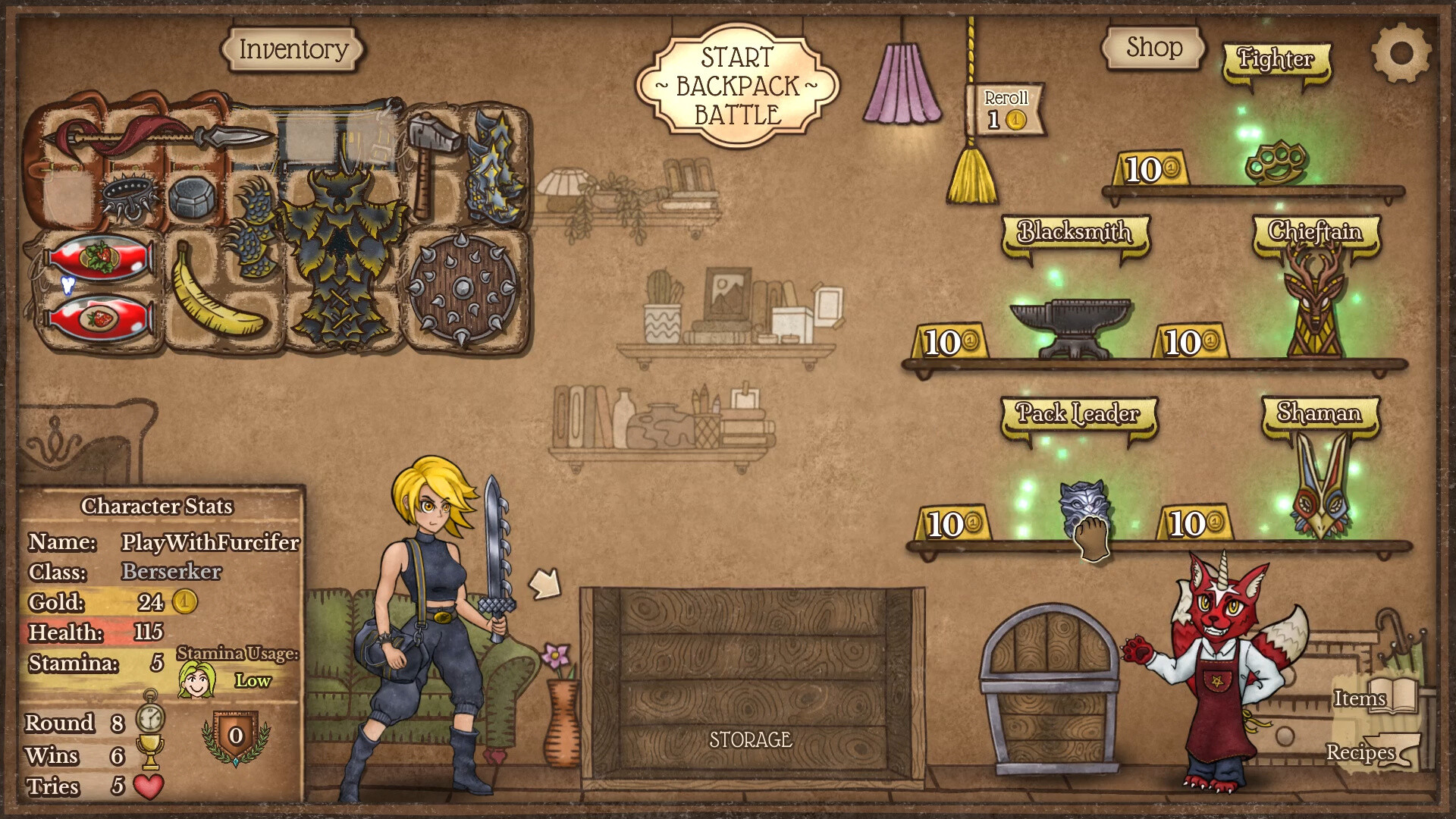 Скриншот 9: Backpack Battles