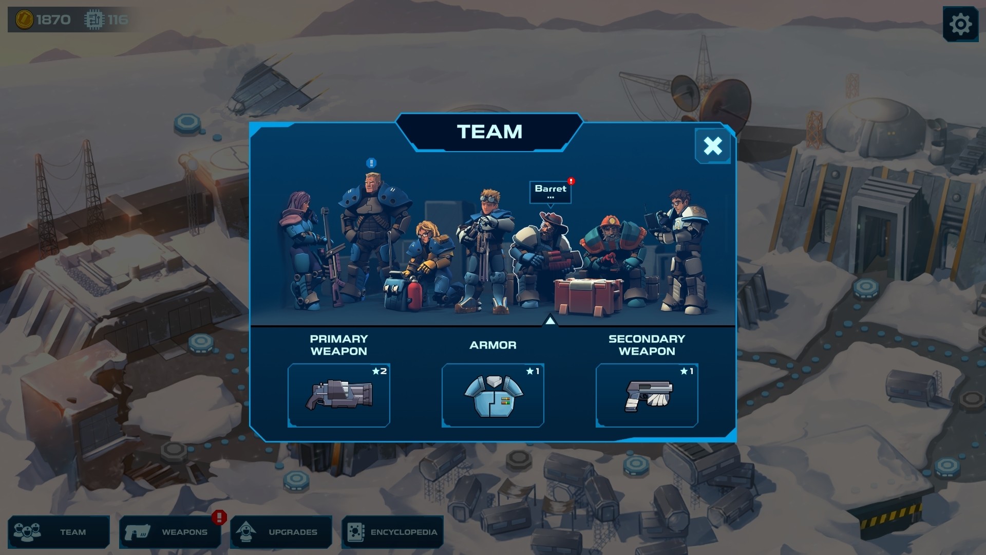 Скриншот: Spaceland: Sci-Fi Indie Tactics