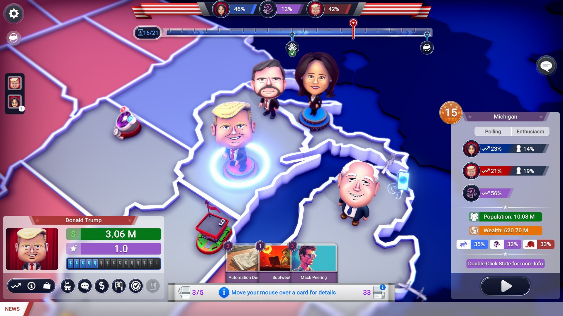 Скриншот: The Political Machine 2024