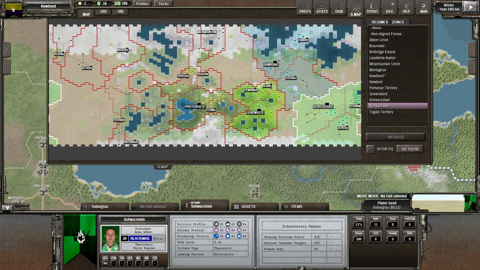 Скриншот: Shadow Empire