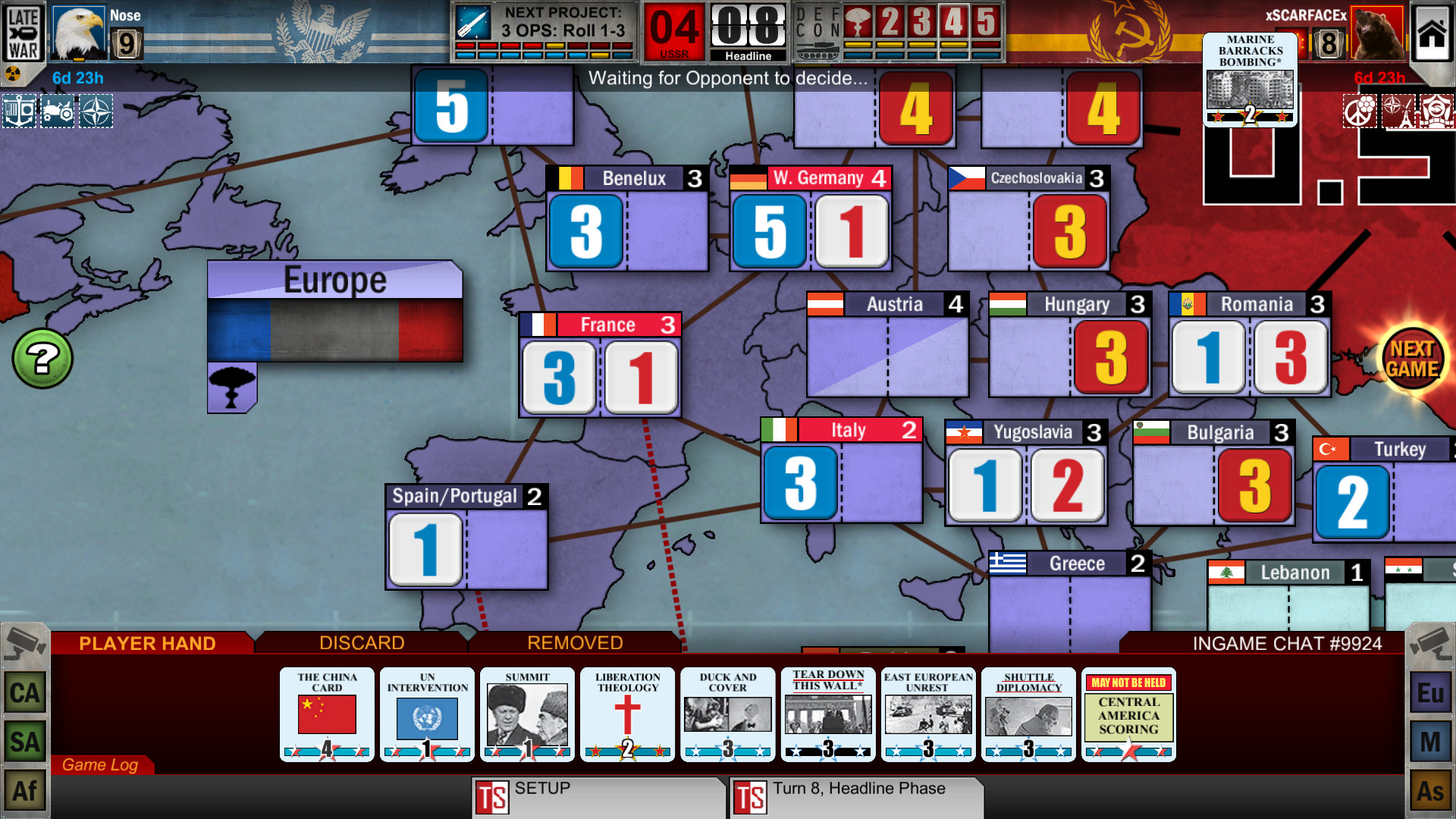 Скриншот: Twilight Struggle