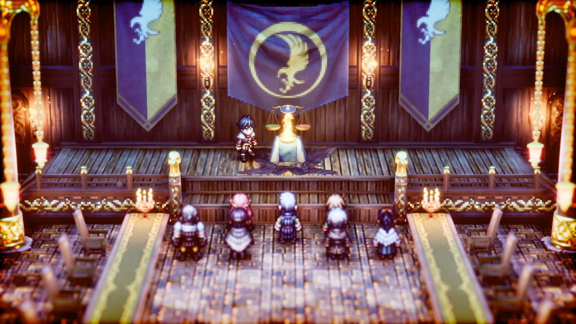 Скриншот: TRIANGLE STRATEGY