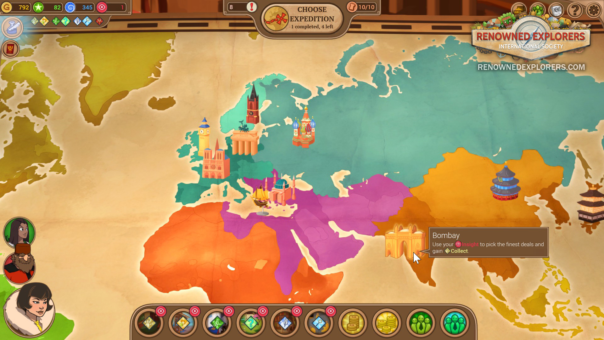 Скриншот: Renowned Explorers: International Society