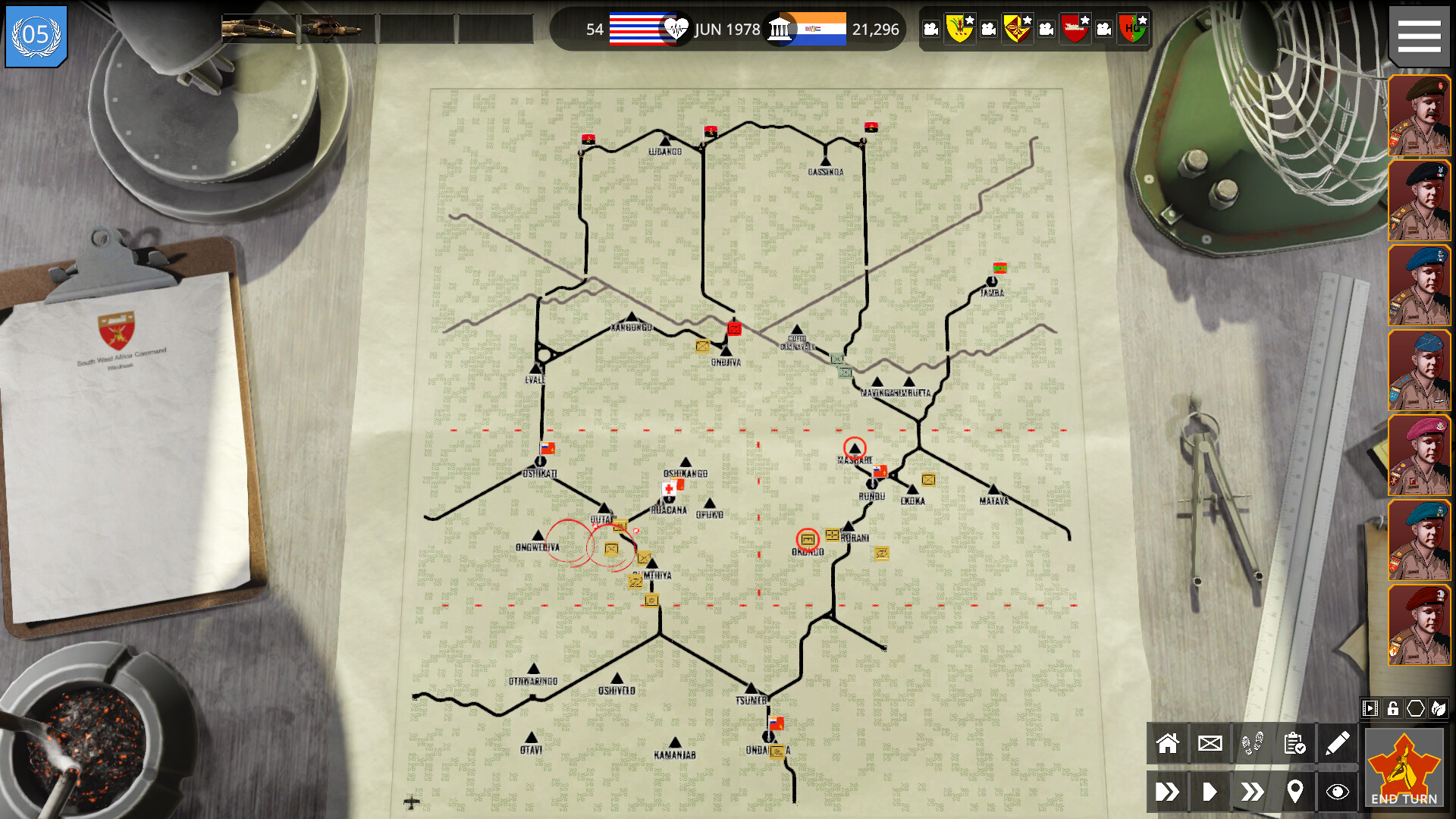 Скриншот: Angola '86