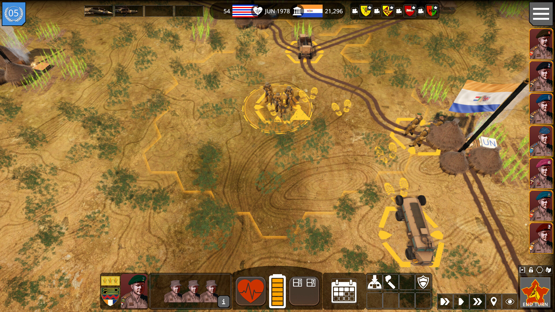 Скриншот: Angola '86