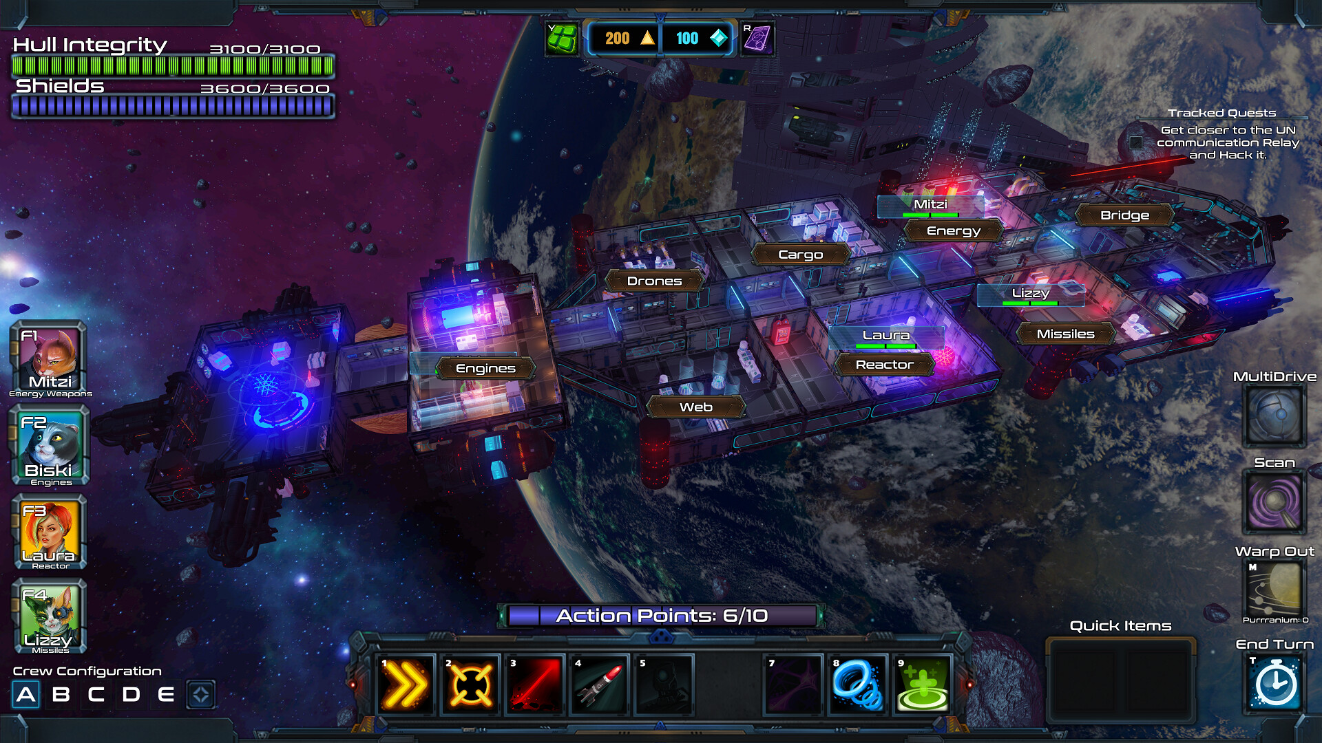 Скриншот: Space Cats Tactics