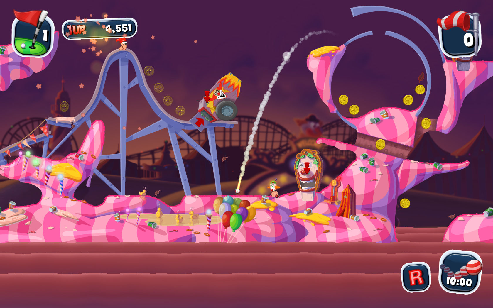 Скриншот 11: Worms Crazy Golf