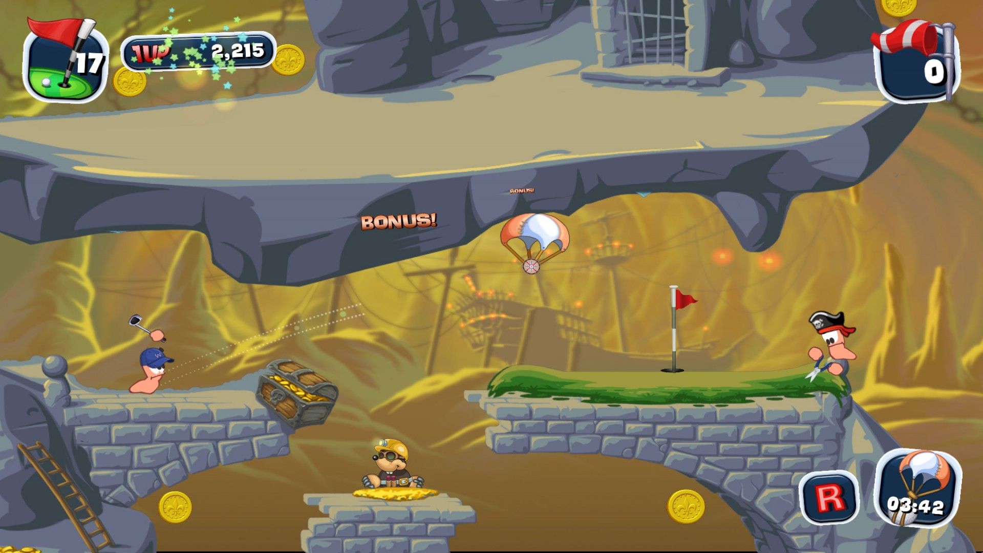 Скриншот 10: Worms Crazy Golf