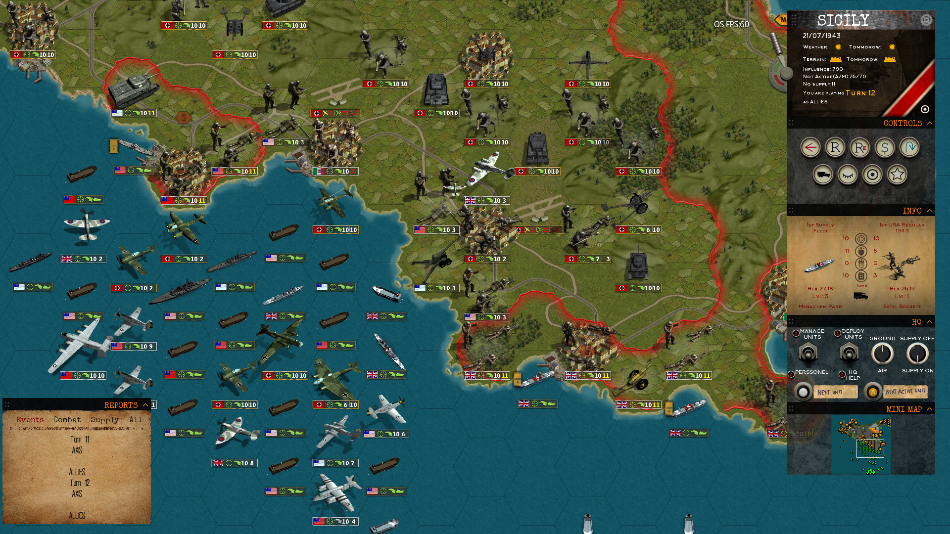 Скриншот: Klotzen! Panzer Battles