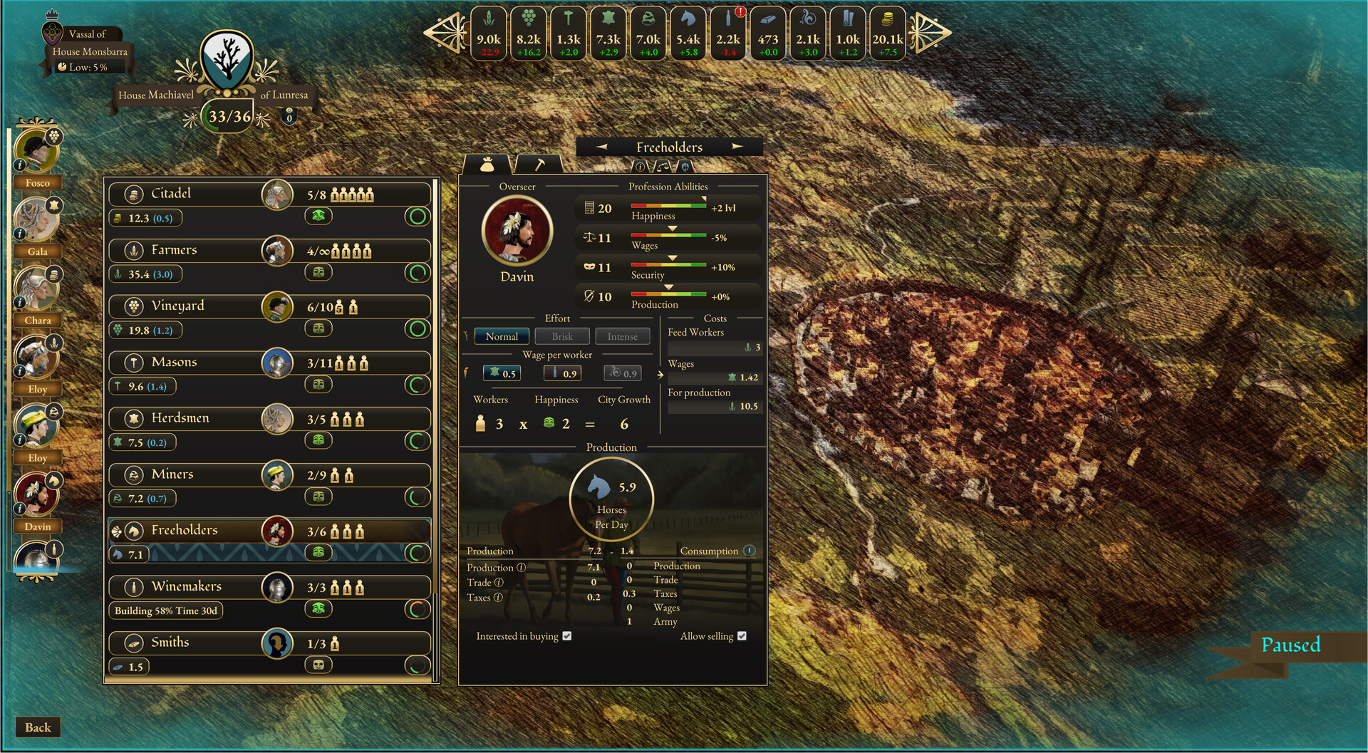 Скриншот: Great Houses of Calderia