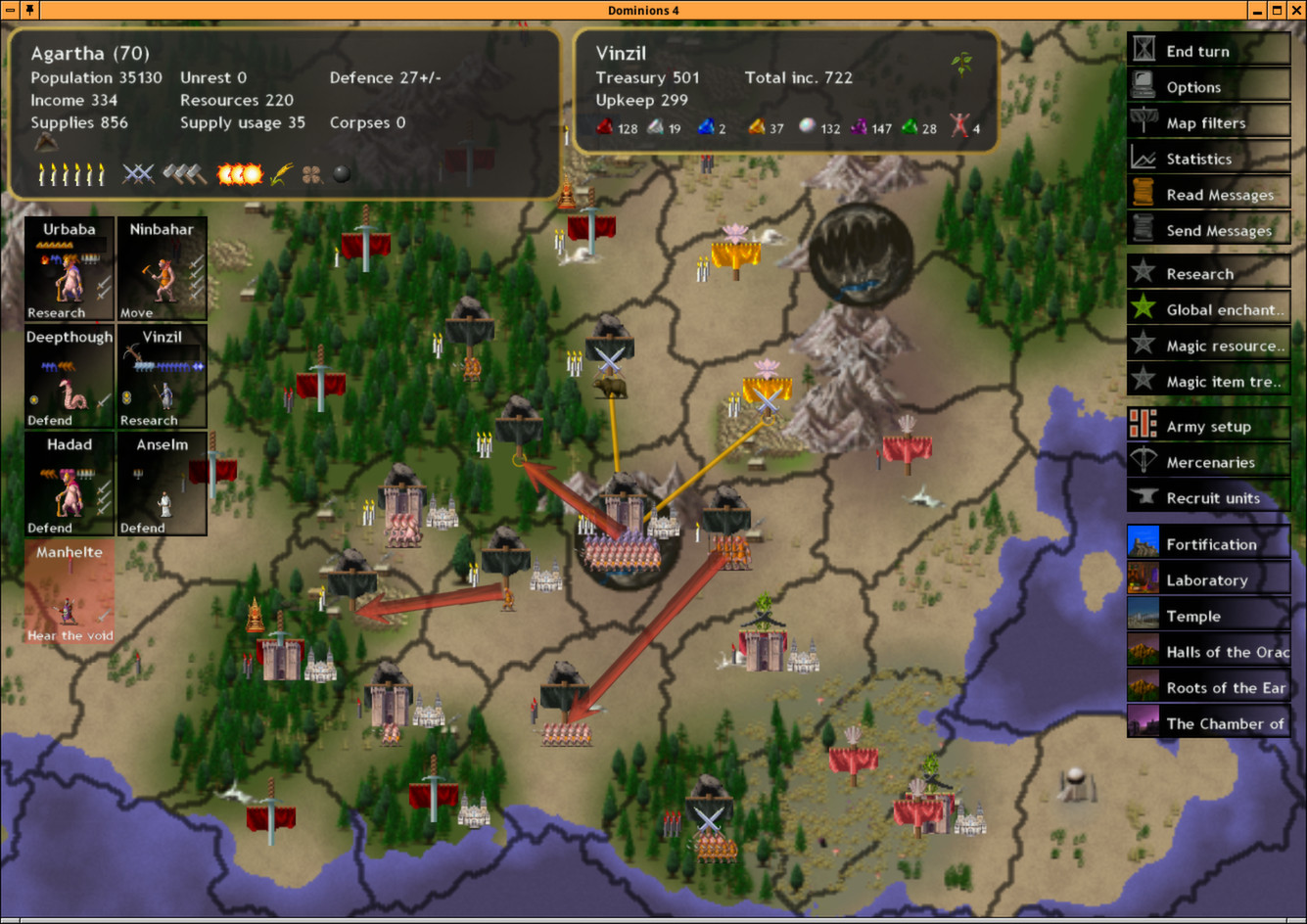 Скриншот: Dominions 4: Thrones of Ascension