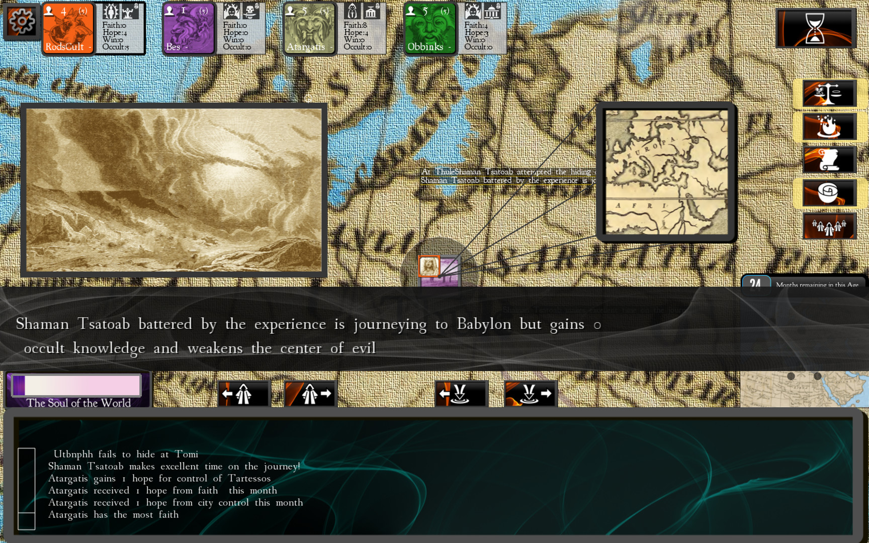 Скриншот: Cults and Daggers