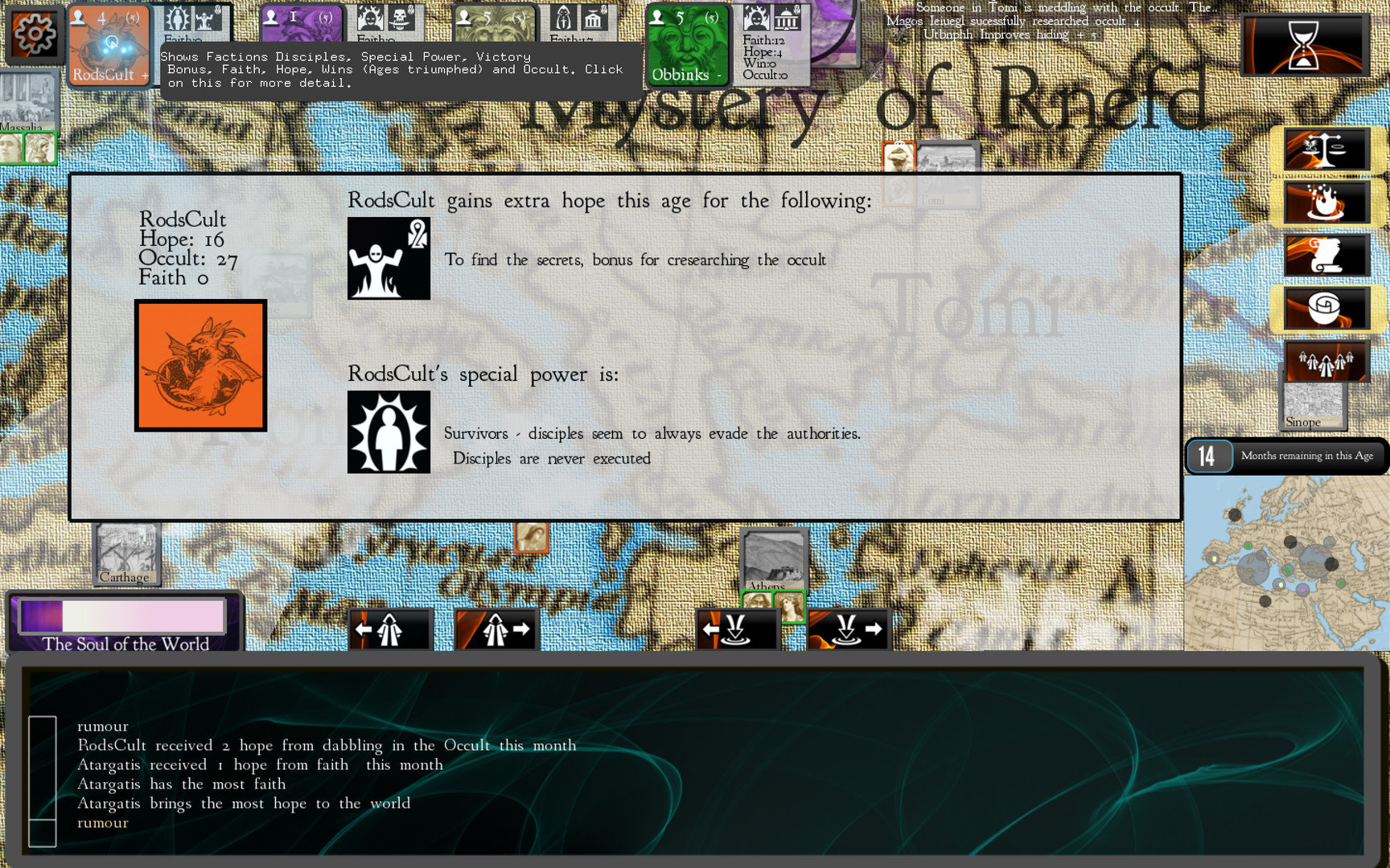 Скриншот 12: Cults and Daggers