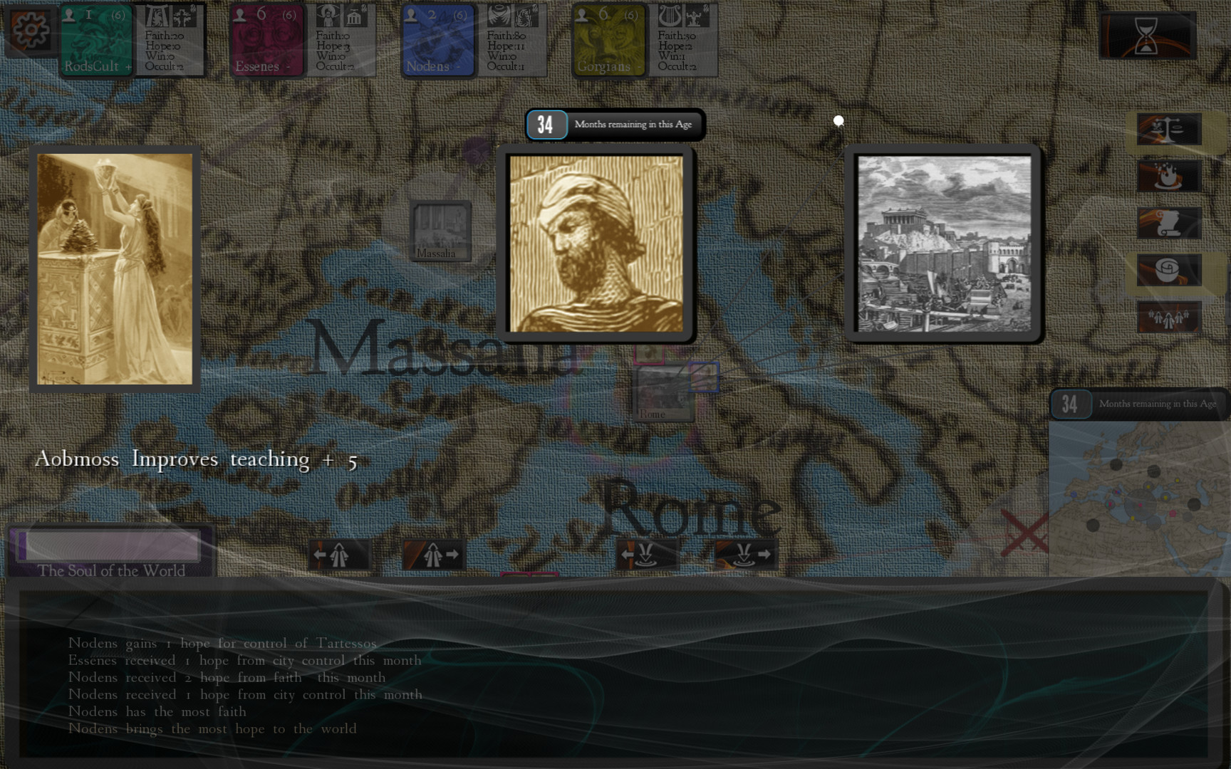 Скриншот: Cults and Daggers