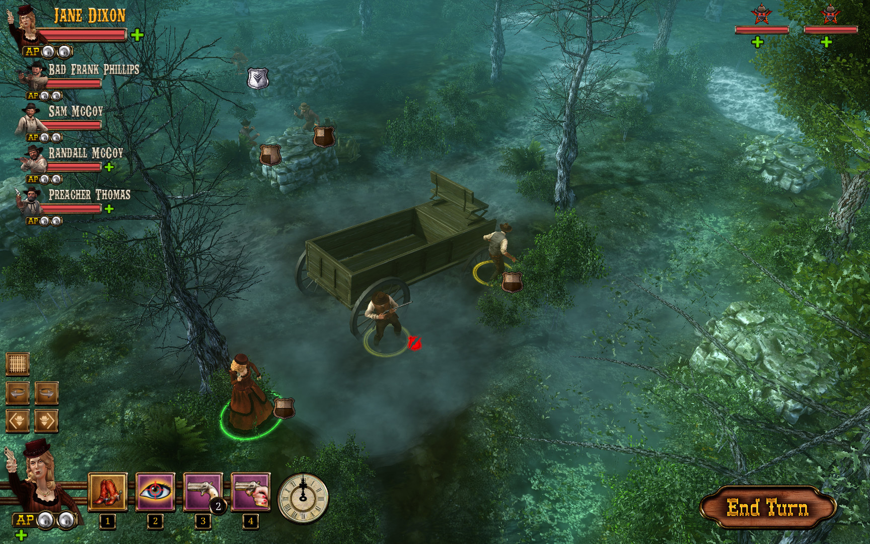 Скриншот 19: The Feud: Wild West Tactics