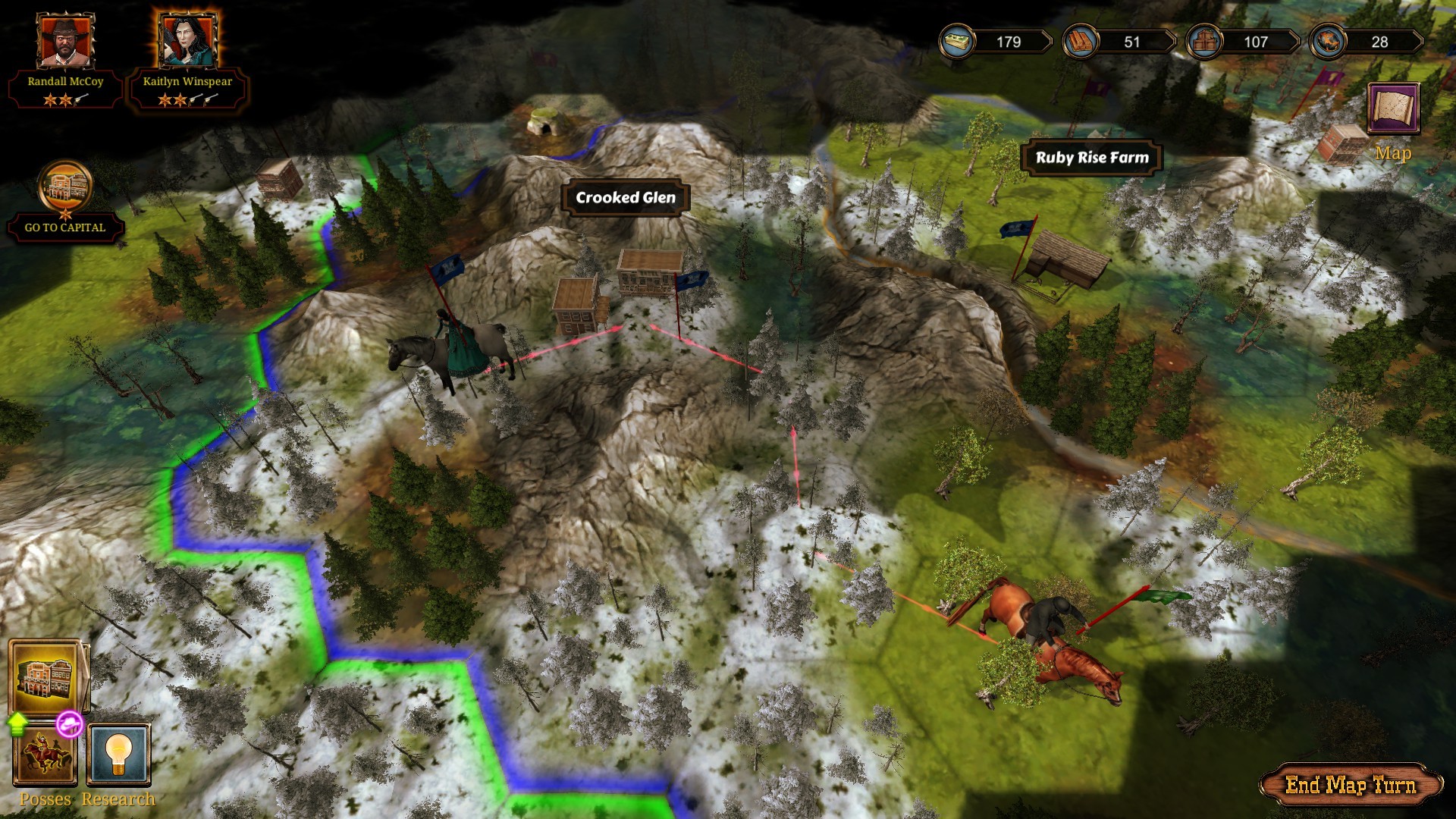 Скриншот: The Feud: Wild West Tactics