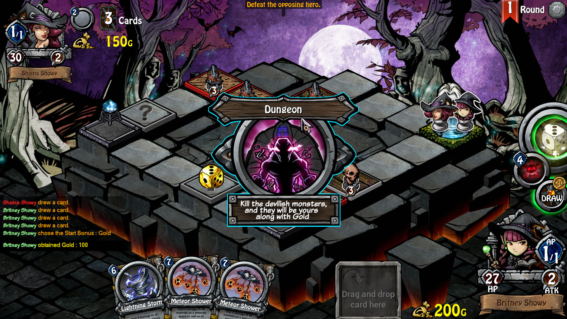 Скриншот: DICETINY: The Lord of the Dice