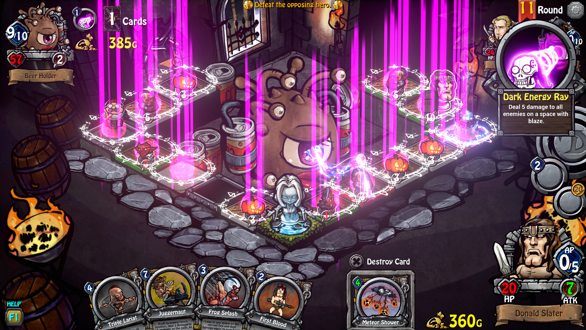 Скриншот: DICETINY: The Lord of the Dice